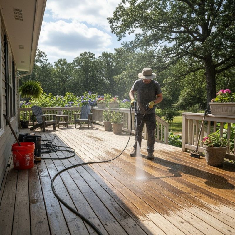 Local Deck Enlargement pros at work